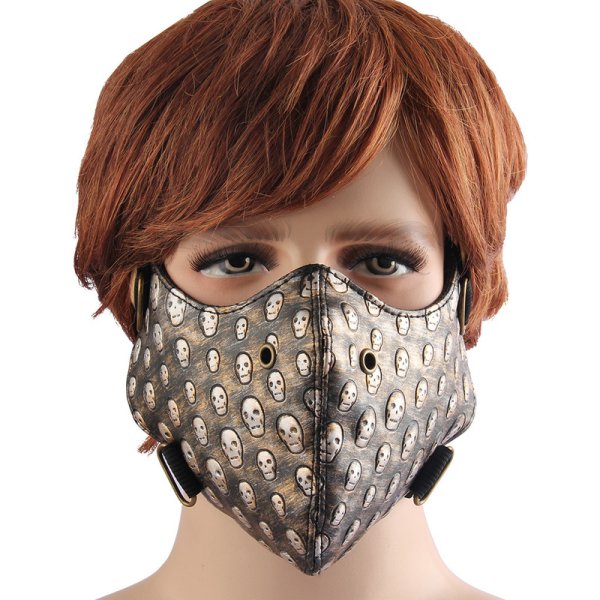 (image for) Small Skull Print Face Mask