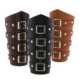 (image for) Leather Waxed Cycling Belt Buckle Bracers