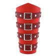 (image for) Leather Waxed Cycling Belt Buckle Bracers