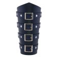 (image for) Leather Waxed Cycling Belt Buckle Bracers