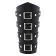(image for) Leather Waxed Cycling Belt Buckle Bracers