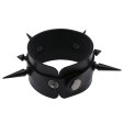 (image for) Tapered Stud Double Leather Bracelet