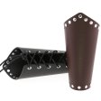 (image for) Leather Waxed Cycling Bracers
