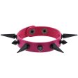 (image for) One Row Studded PU Leather Bracelet