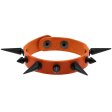 (image for) One Row Studded PU Leather Bracelet