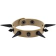 (image for) One Row Studded PU Leather Bracelet
