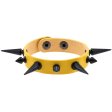 (image for) One Row Studded PU Leather Bracelet