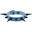 (image for) One Row Studded PU Leather Bracelet