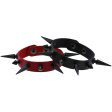 (image for) One Row Studded PU Leather Bracelet
