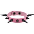 (image for) One Row Studded PU Leather Bracelet