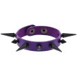 (image for) One Row Studded PU Leather Bracelet