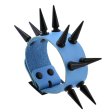 (image for) Two Row Studded PU Leather Bracelet