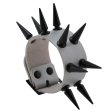 (image for) Two Row Studded PU Leather Bracelet