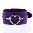 (image for) Punk PU leather Love Ring - Silver