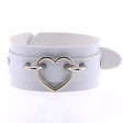 (image for) Punk PU leather Love Ring - Silver