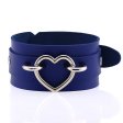 (image for) Punk PU leather Love Ring - Silver