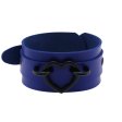 (image for) Punk PU leather Love Ring - Black