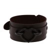 (image for) Punk PU leather Love Ring - Black