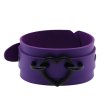 (image for) Punk PU leather Love Ring - Black