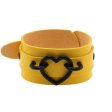 (image for) Punk PU leather Love Ring - Black