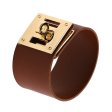(image for) Alloy Buckle Wide Bracelet