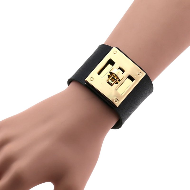 (image for) Alloy Buckle Wide Bracelet