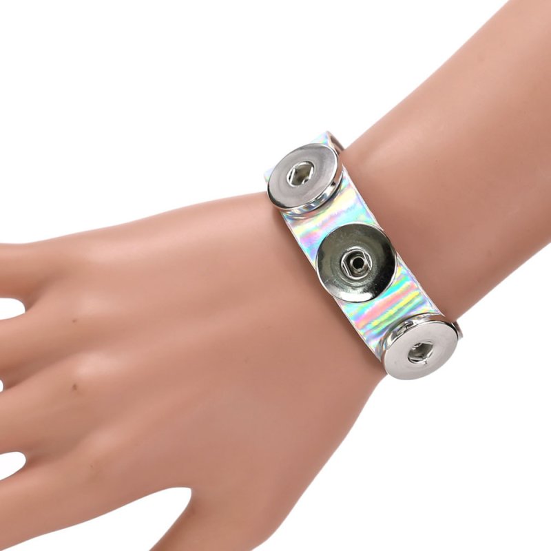 (image for) Button Lock Bracelet- Laser