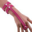 (image for) PU Leather Ring Wrist Bracelet