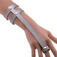 (image for) PU Leather Ring Wrist Bracelet