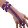 (image for) PU Leather Ring Wrist Bracelet