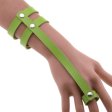 (image for) PU Leather Ring Wrist Bracelet