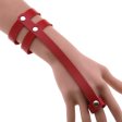 (image for) PU Leather Ring Wrist Bracelet