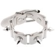 (image for) Stitching Wrist Bracelet With Spike