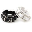 (image for) Rivet Wide Cuff Leather Bracelet