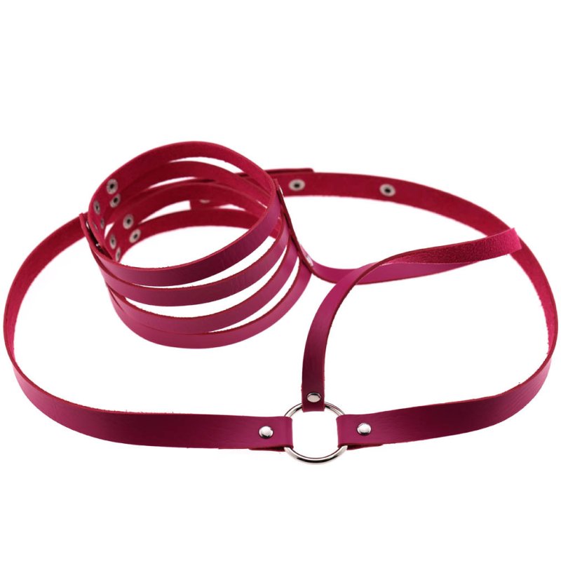 (image for) Erotic Bondage Collar Belt
