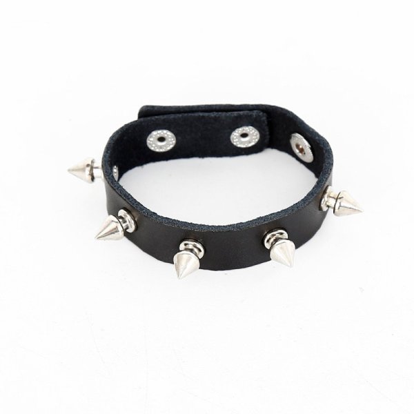 (image for) Premium Spiked Leather Cock Ring