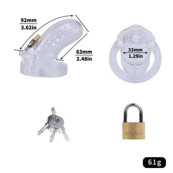 (image for) Perforated Plastic Cock Cage