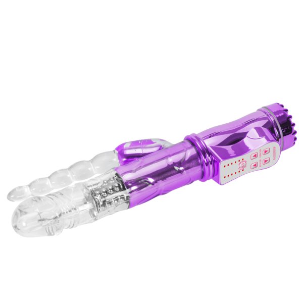(image for) Rattlesnake Anal Beads Jelly Vibrator