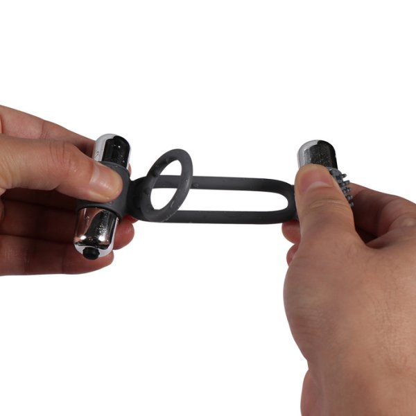 (image for) Double Bullet Cock Ring