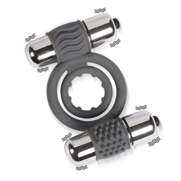 (image for) Double Bullet Cock Ring