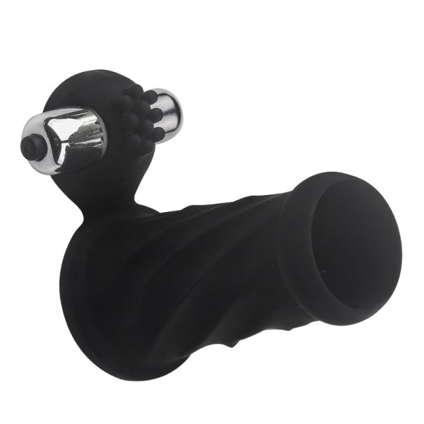 (image for) Silicone Vibration Penis Sleeve
