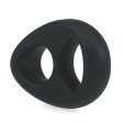 (image for) Soft Silicone Double Hole Cock Ring
