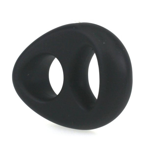 (image for) Soft Silicone Double Hole Cock Ring