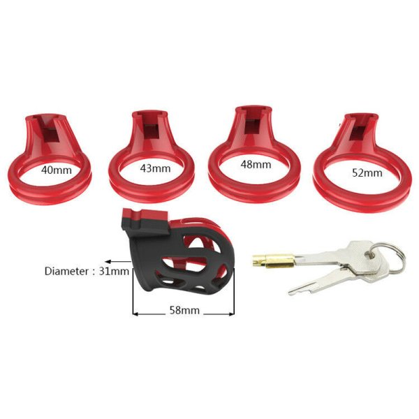 (image for) La Color Male Cock Cuff Chastity Cage