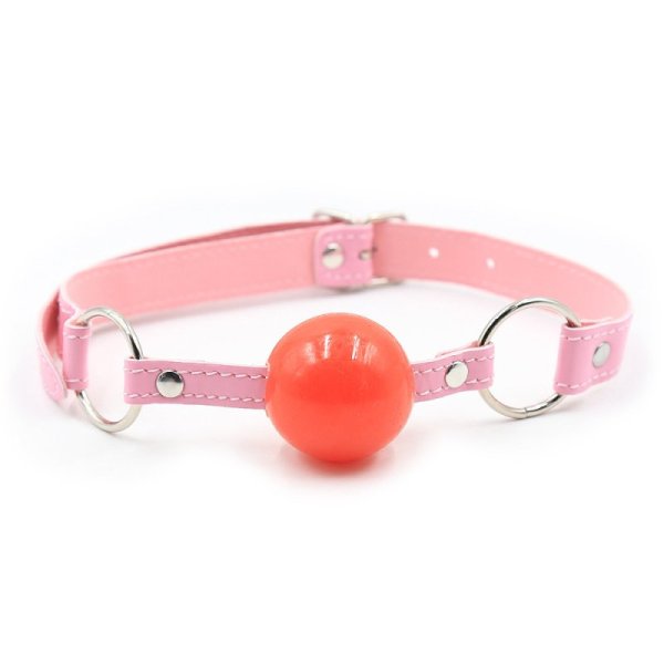 (image for) Pin Buckle O Ring Black Strap Ball Gag