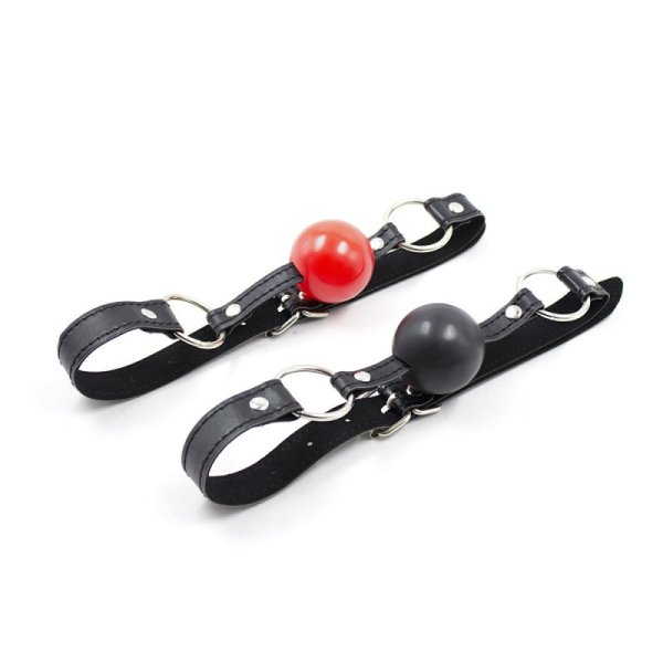 (image for) Pin Buckle O Ring Black Strap Ball Gag