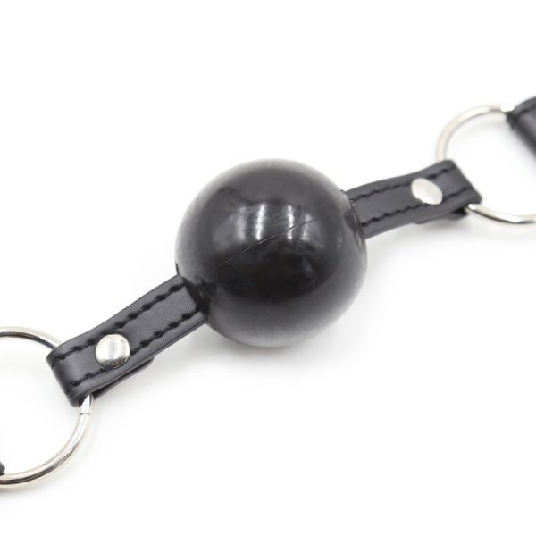 (image for) Pin Buckle O Ring Black Strap Ball Gag