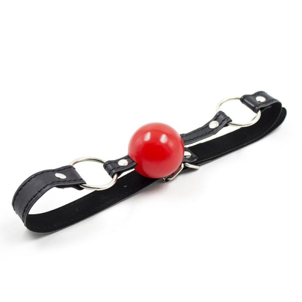 (image for) Pin Buckle O Ring Black Strap Ball Gag