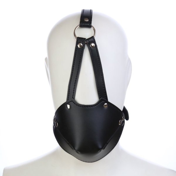 (image for) Leather Harness With Rubber Gag