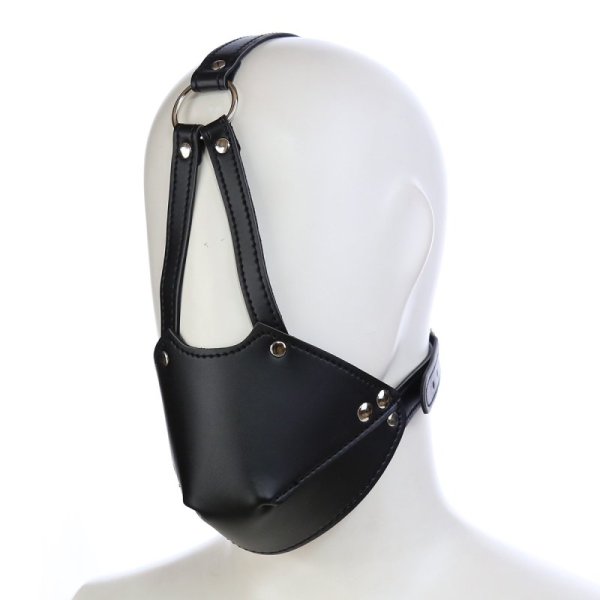 (image for) Leather Harness With Rubber Gag